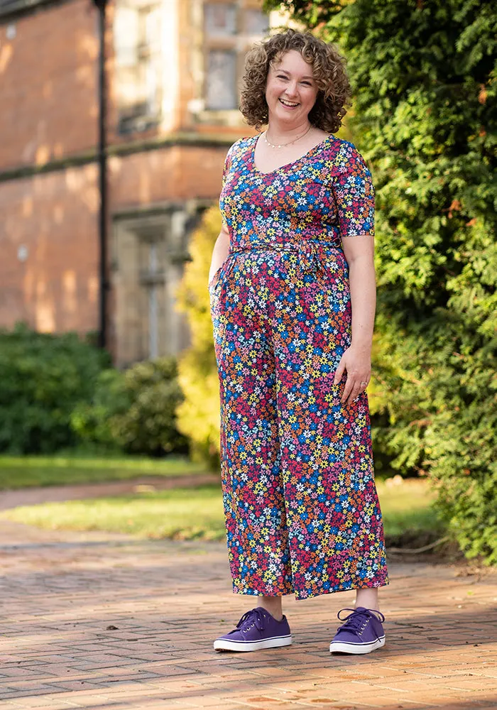 Albany Bright Floral Print Jumpsuit