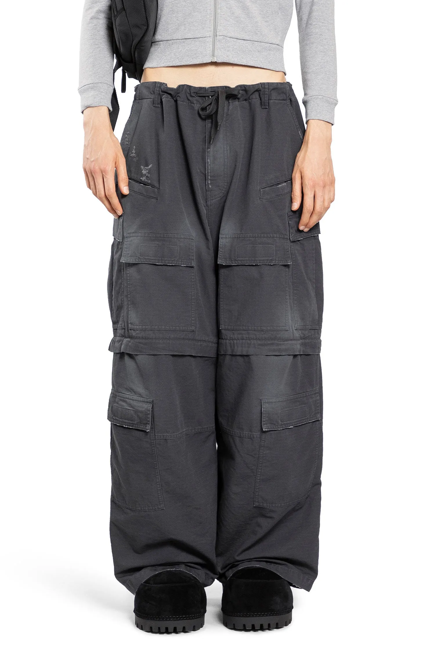 BALENCIAGA MAN GREY TROUSERS