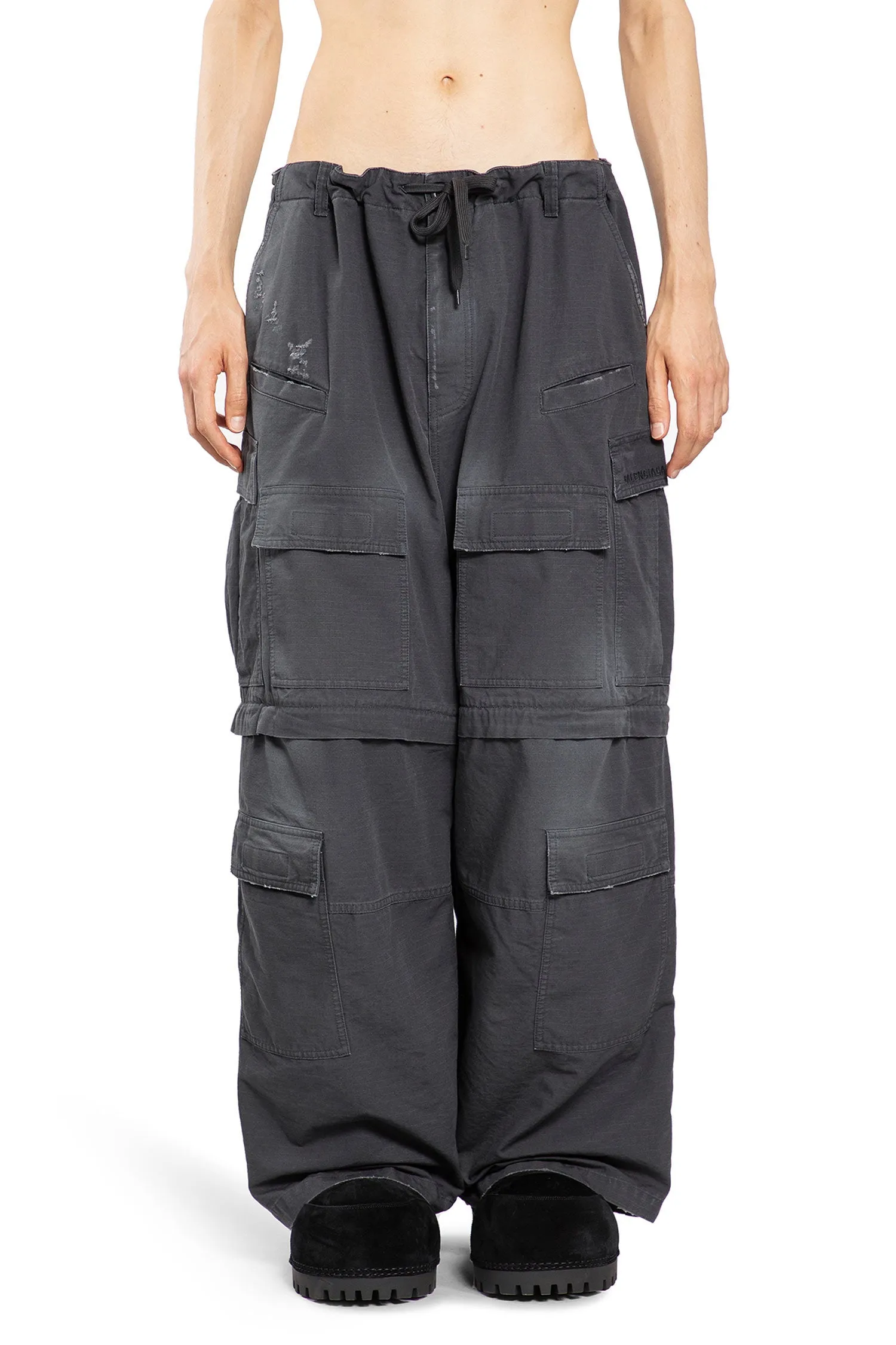 BALENCIAGA MAN GREY TROUSERS