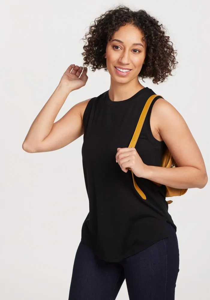 Bella Tunic Top - Black