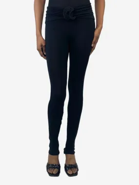 Black leggings - size UK 6