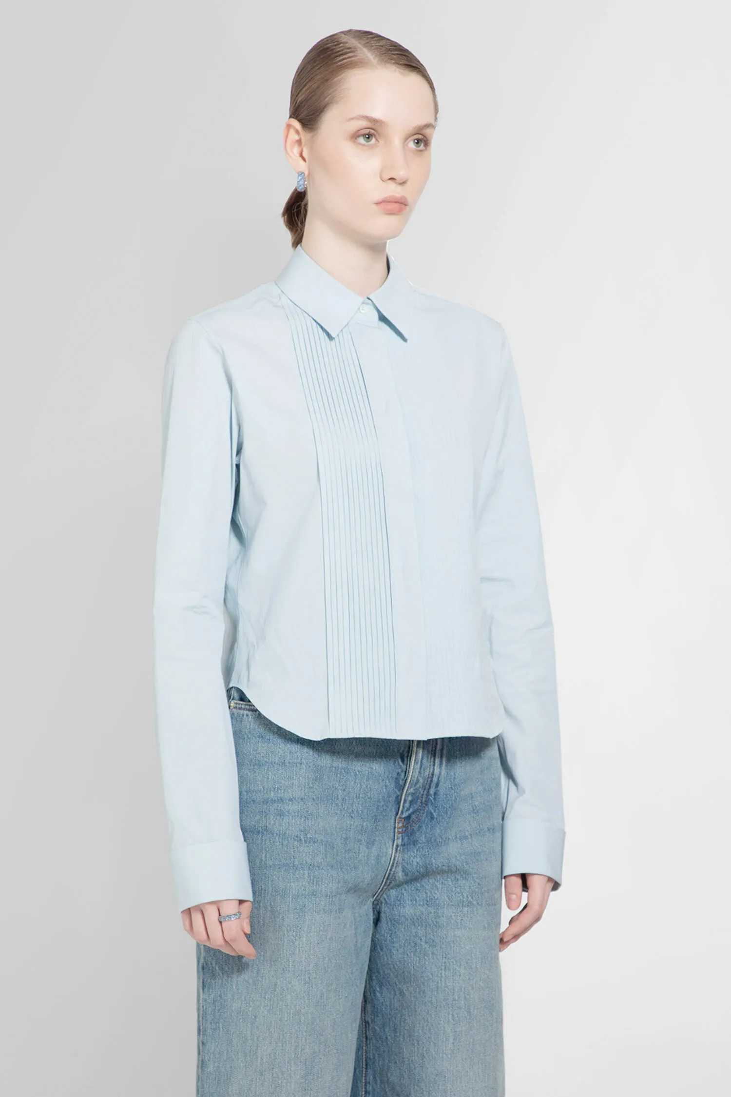 LOEWE WOMAN BLUE SHIRTS