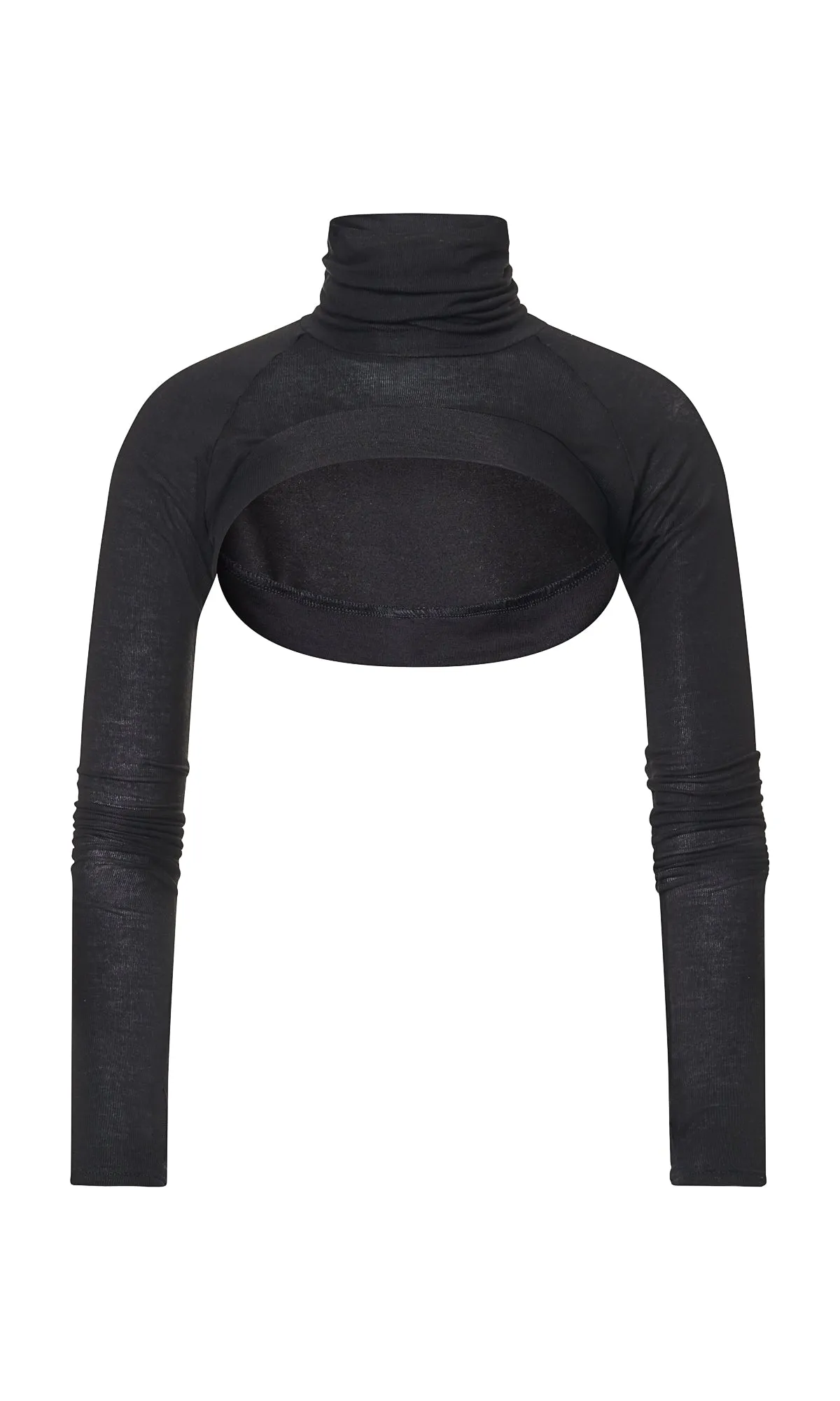 Long Sleeve Turtleneck Shrug