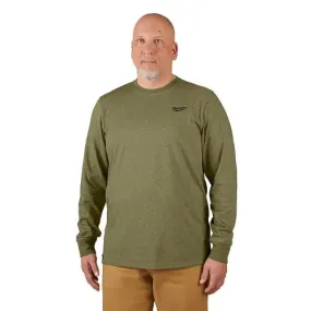 Long-Sleeved Shirt - Milwaukee Hybrid Work Tee - Long Sleeve, Various Colours, 604