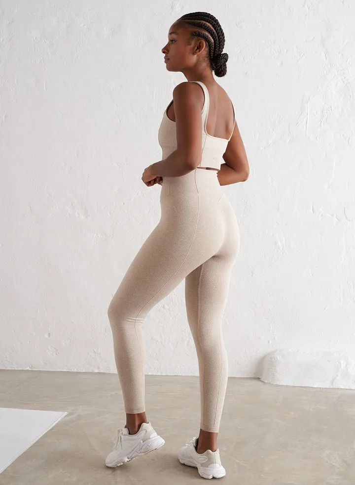 Luxe Seamless Tights - Beige