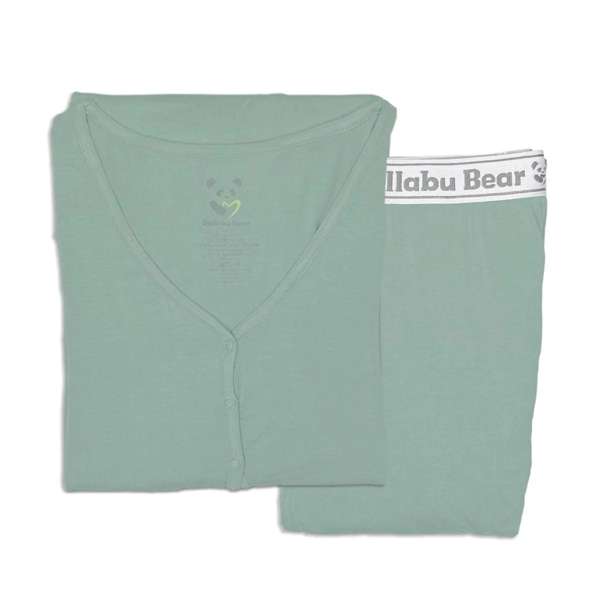 Misty Green Bamboo Women's Pajama Set