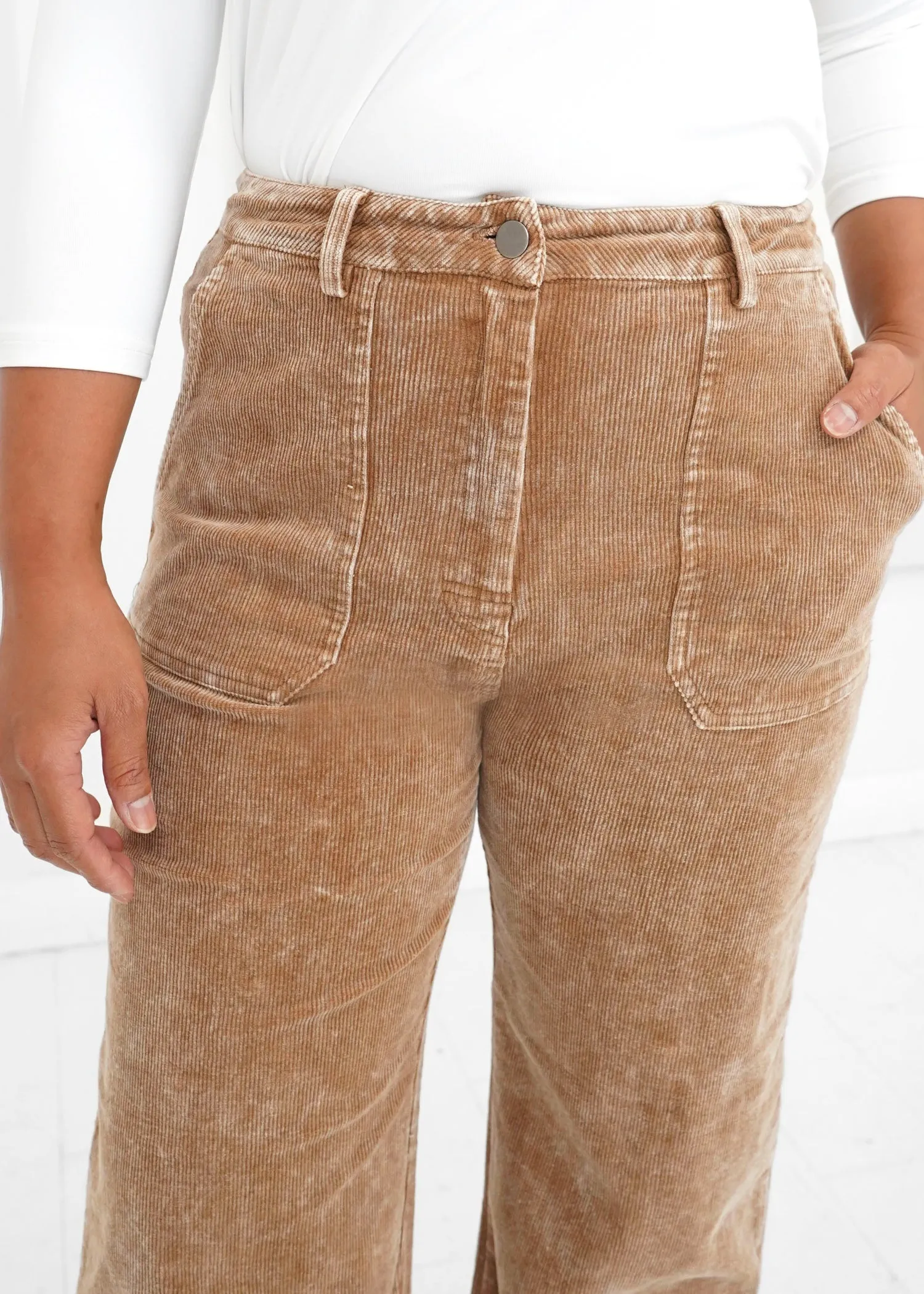 Mystree - Washed Corduroy Trouser