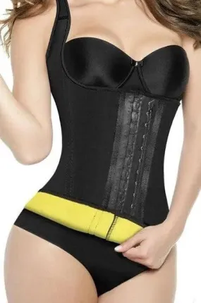 Neo Latex Waist Training Sweat Vest 3 Hooks #2040D