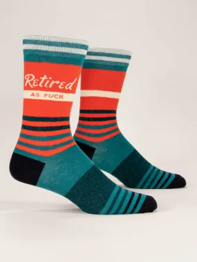 Retired As Fuck M-Crew Socks