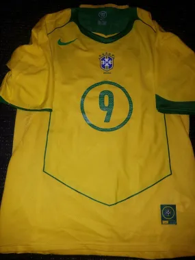 Ronaldo Brazil 2004 PLAYER ISSUE LIMITED EDITION Jersey Shirt L