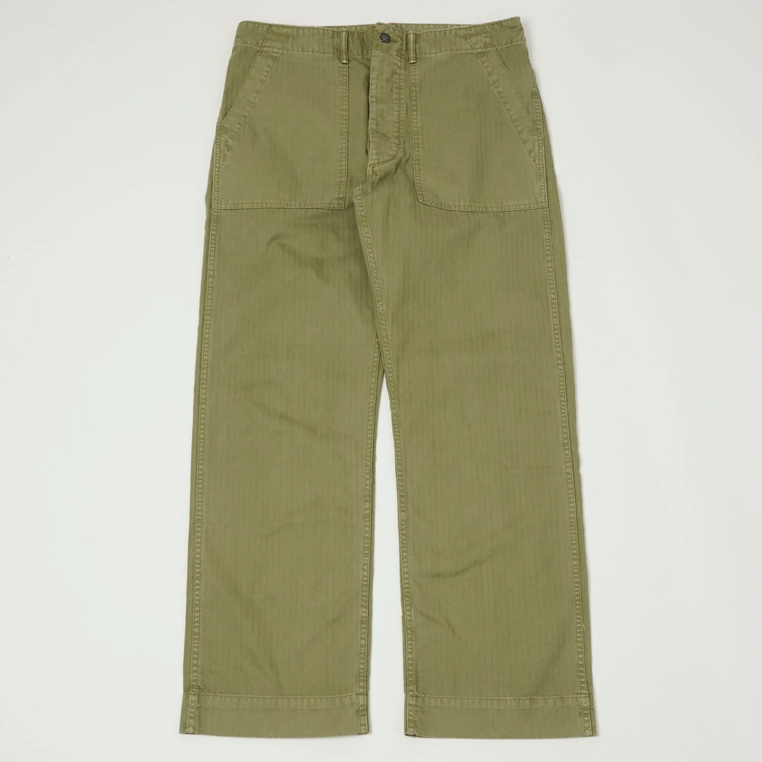 RRL Herringbone Army Trouser - Brewster Green