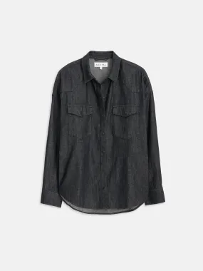 Santa Fe Shirt in Black Denim