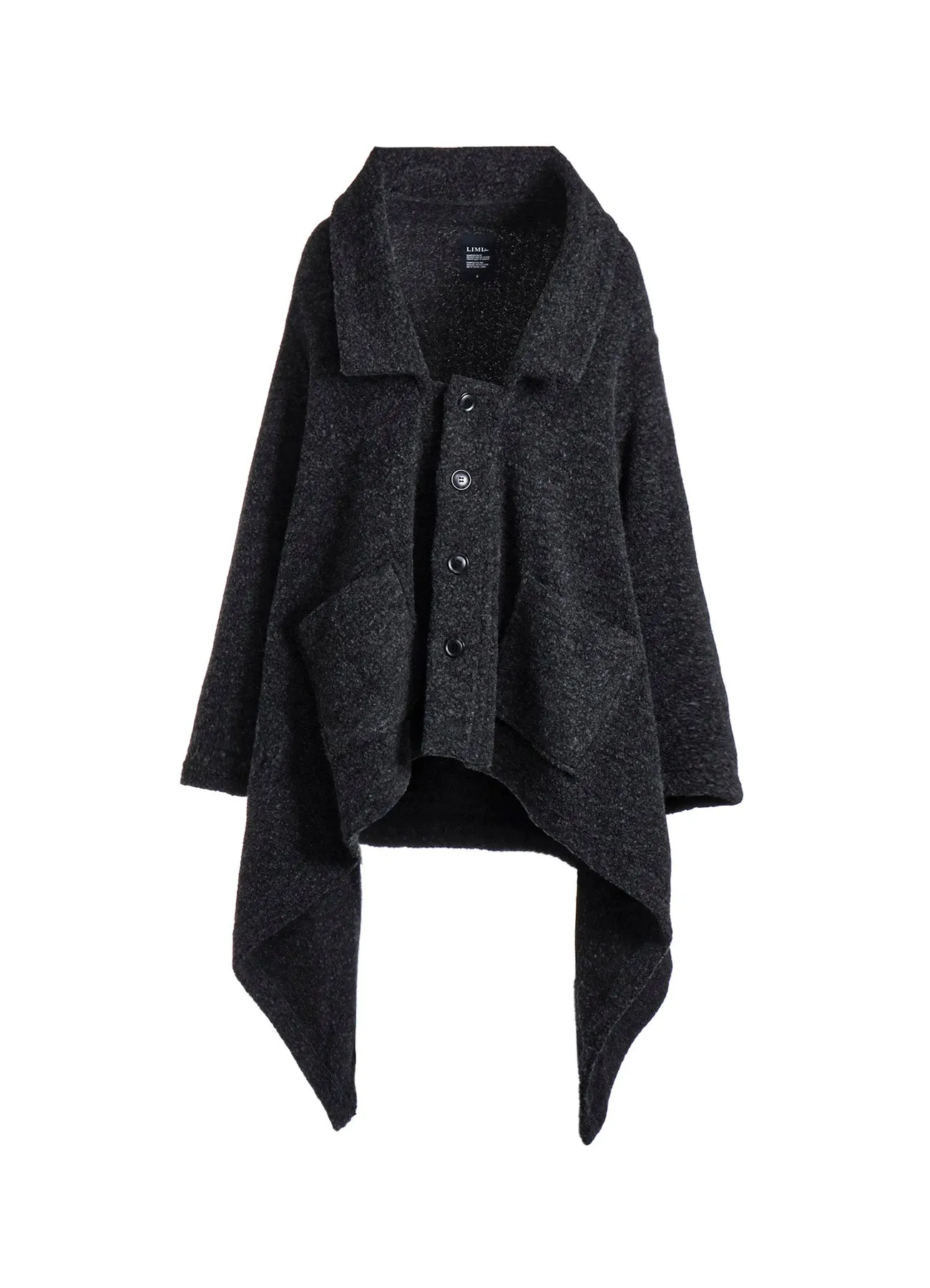 SHEEP PILE LONG JERSEY COAT