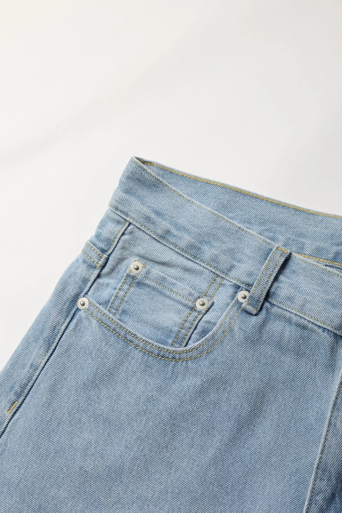 TRS - Washed Jeans - Light Blue